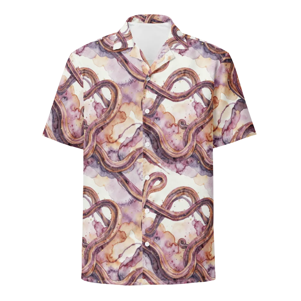 Stardust Swerve on Button Shirt — Front