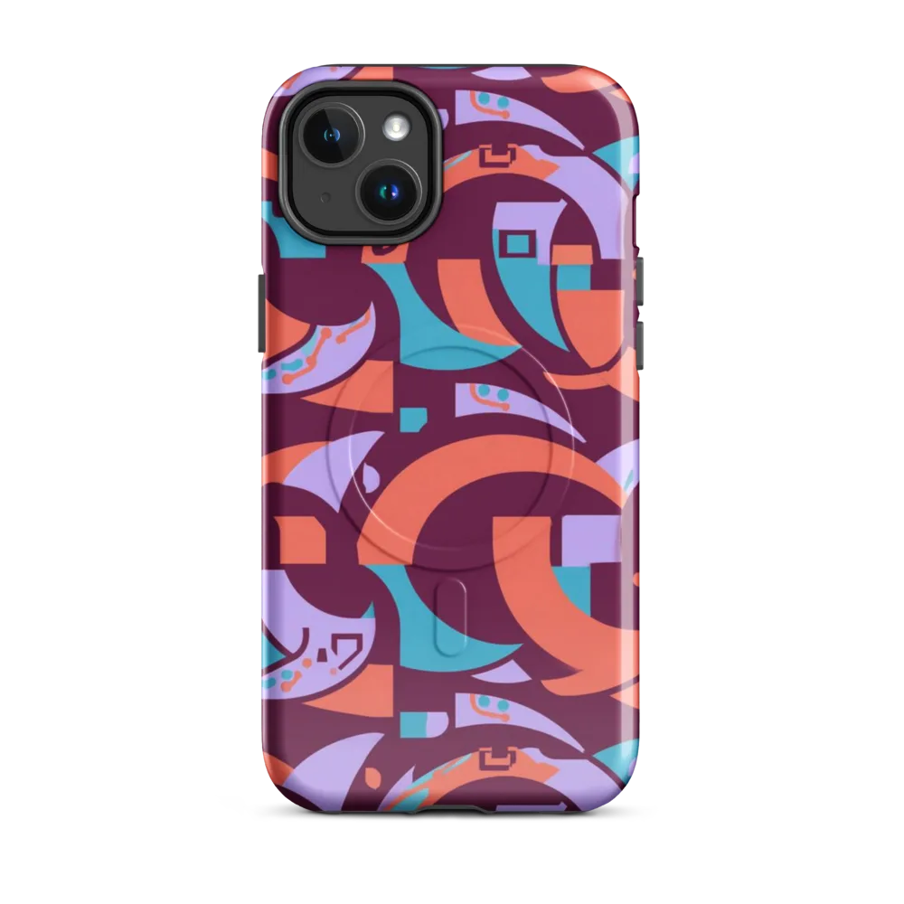 Electric Nouveau on MagSafe Tough Case for iPhone® — Front