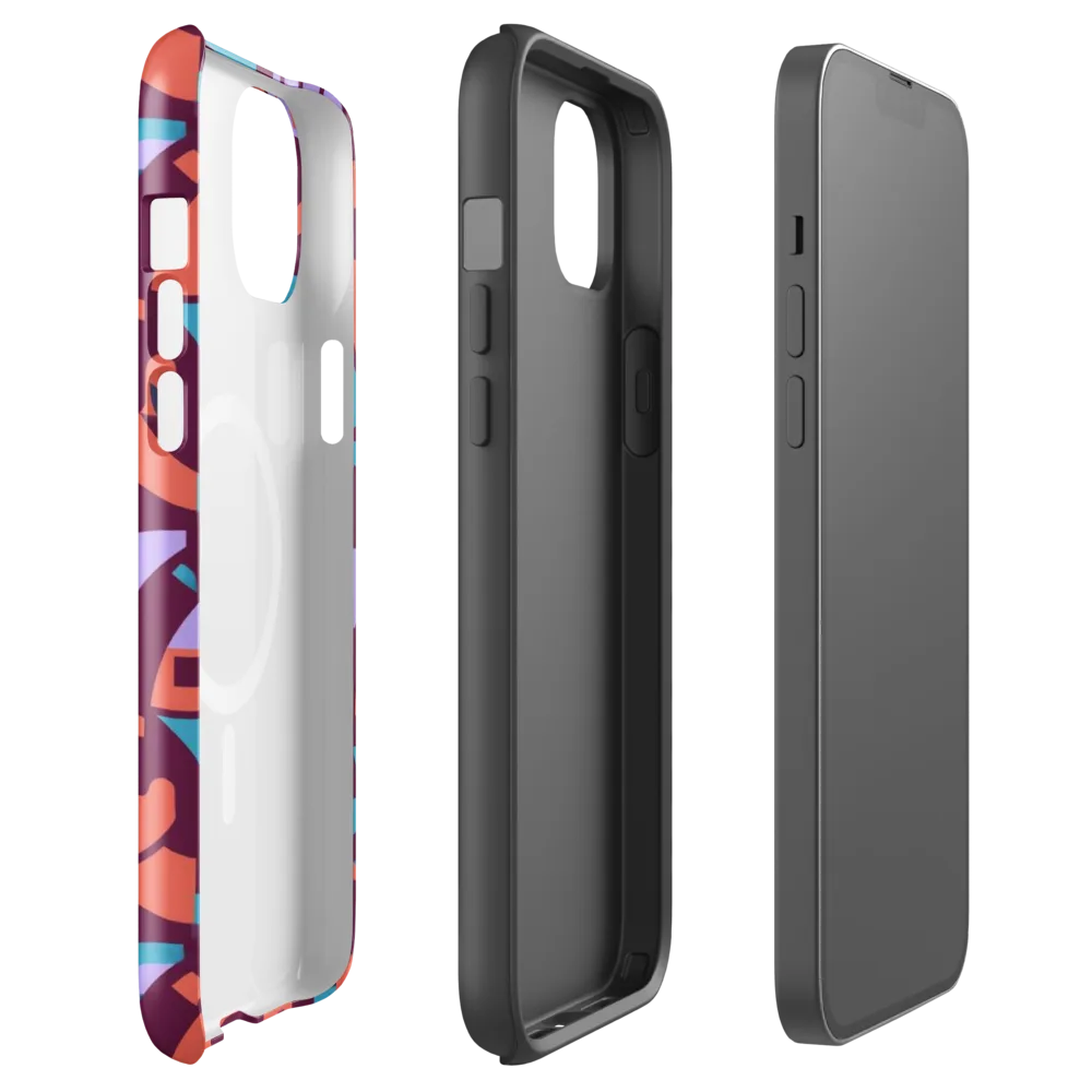 Electric Nouveau on MagSafe Tough Case for iPhone® — Front