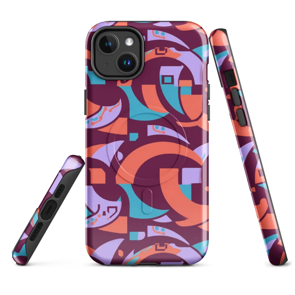 Electric Nouveau on MagSafe Tough Case for iPhone® — Front