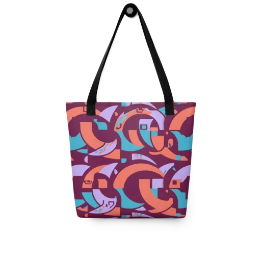 Electric Nouveau on a Tote Bag