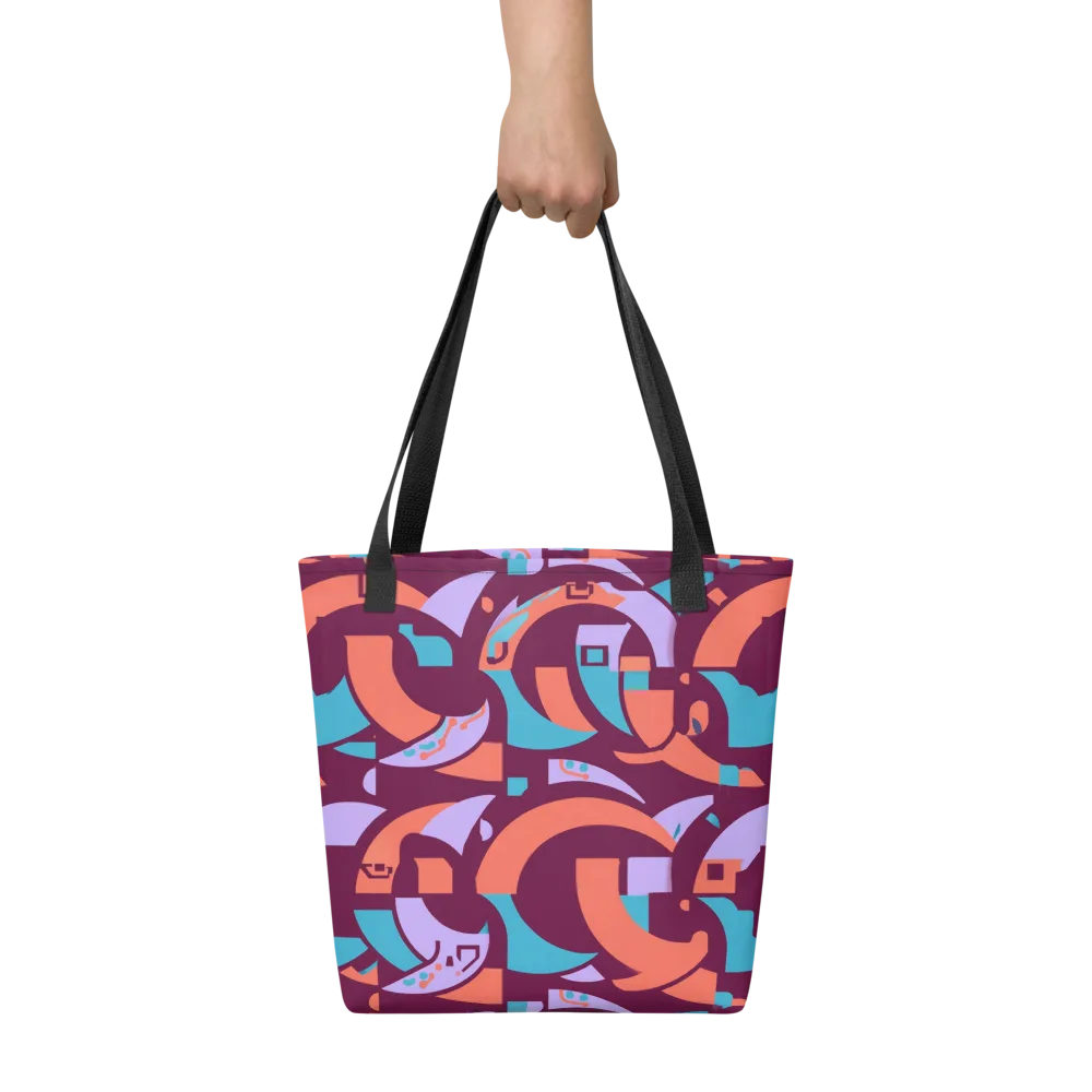 Electric Nouveau on Tote Bag — Front