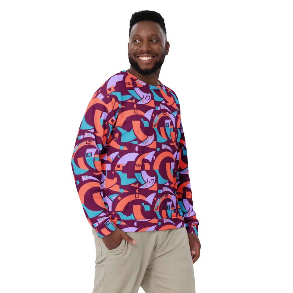 Electric Nouveau on Sweatshirt — Front