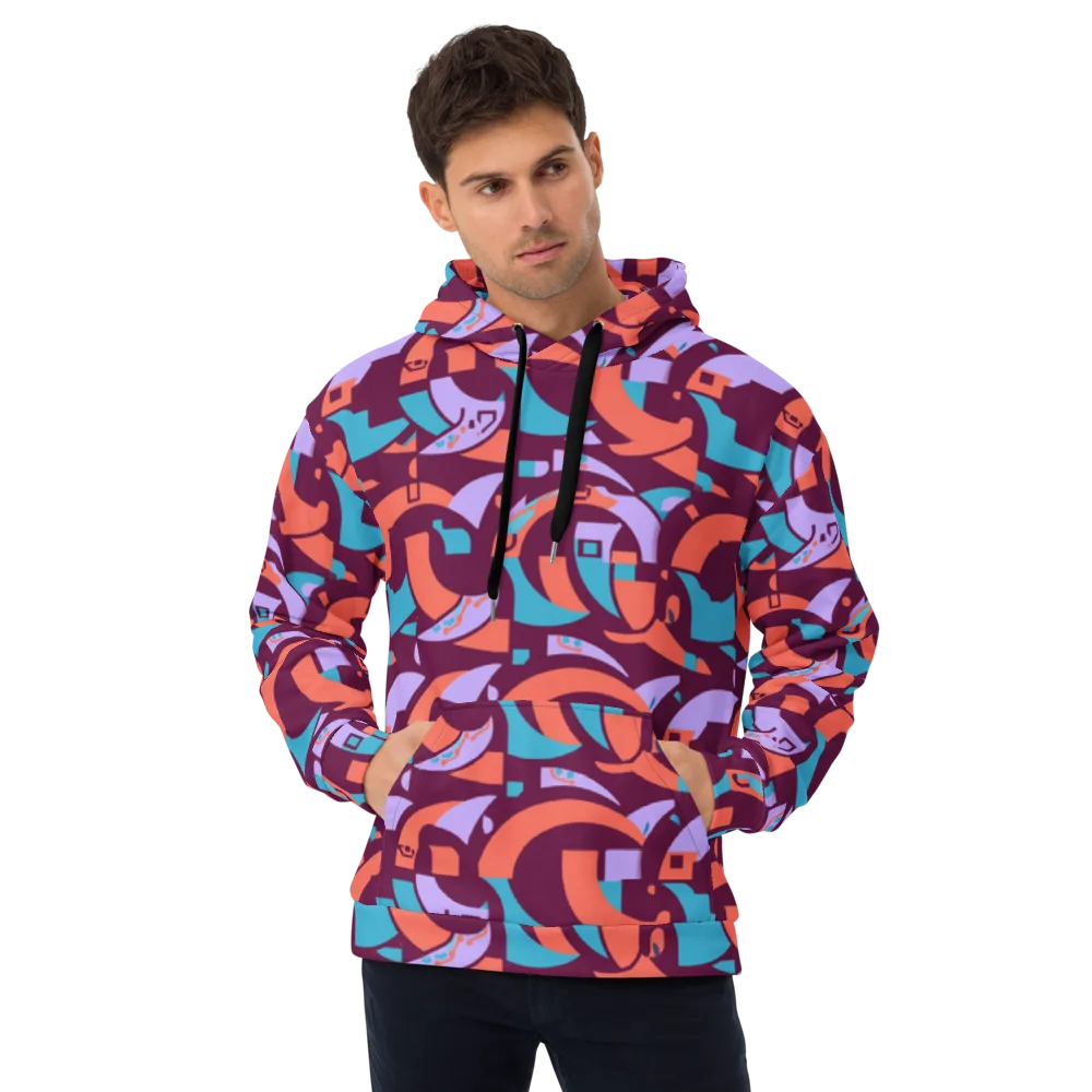 Electric Nouveau on Hoodie — Front