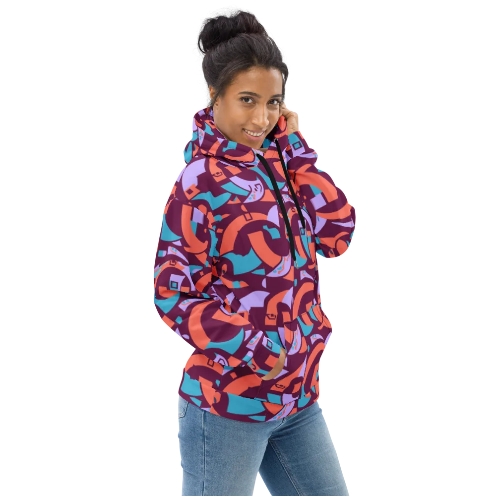 Electric Nouveau on Hoodie — Right