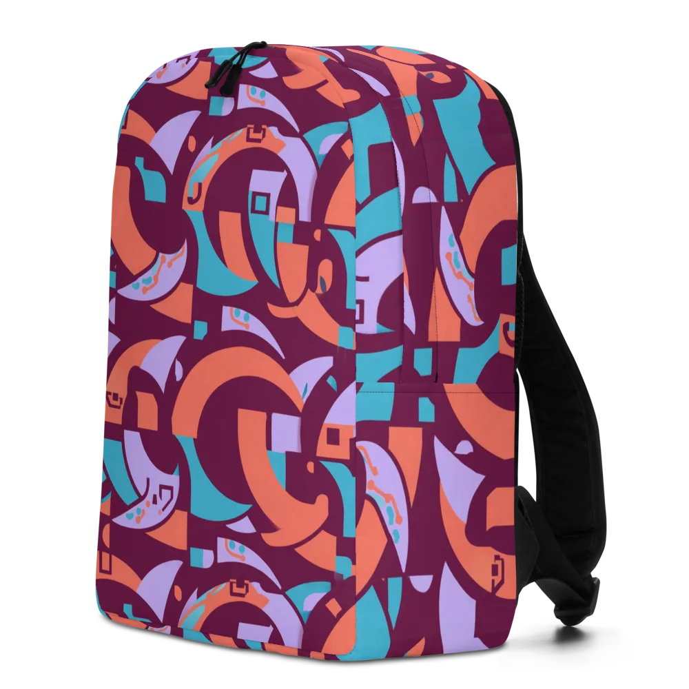 Electric Nouveau on Minimalist Backpack — Left