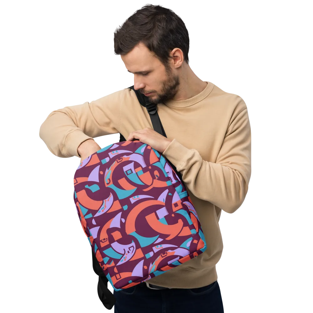 Electric Nouveau on Minimalist Backpack — Front