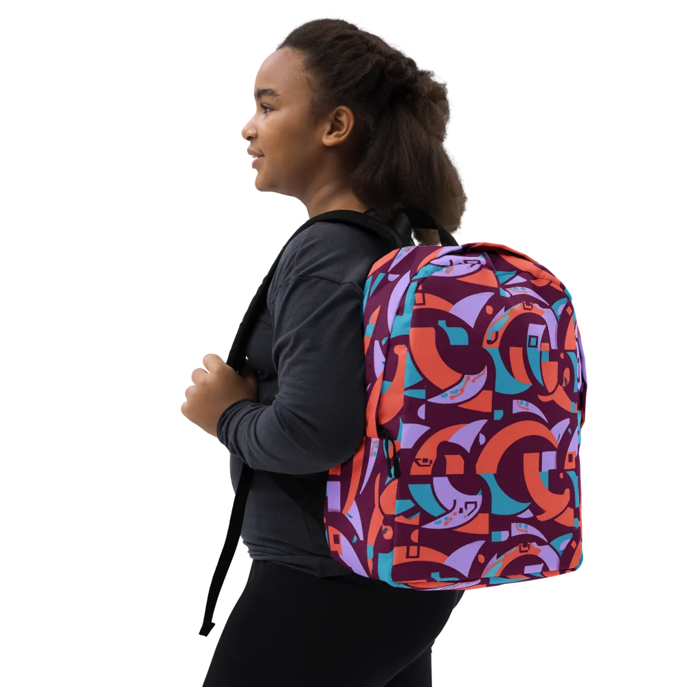 Electric Nouveau on Minimalist Backpack — Right Front