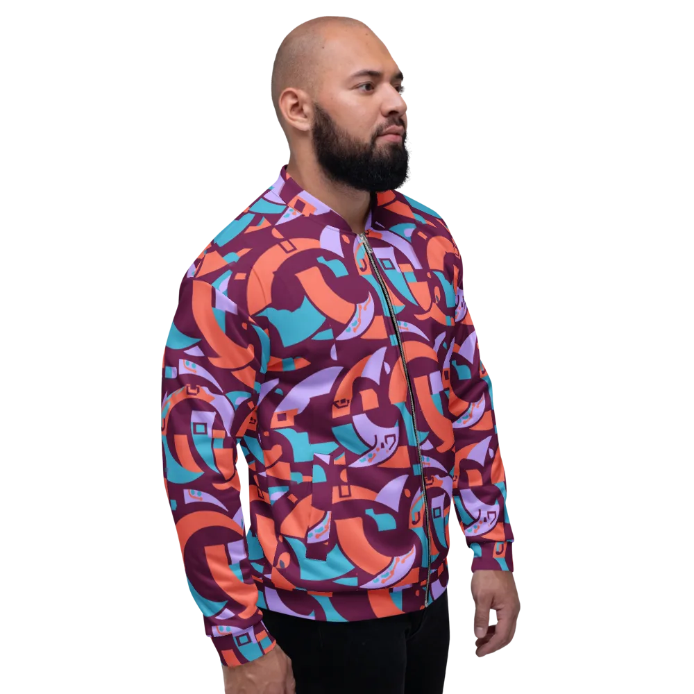 Electric Nouveau on Bomber Jacket — Right