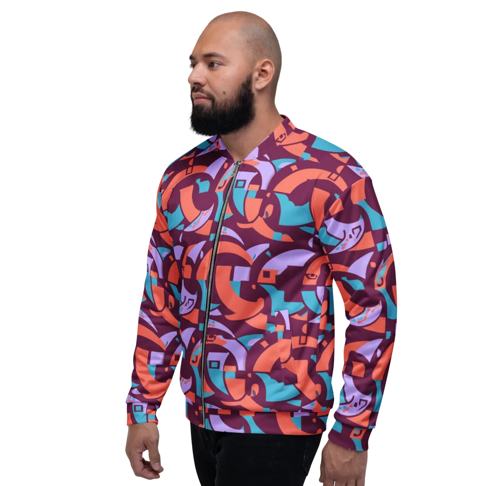 Electric Nouveau on Bomber Jacket — Left
