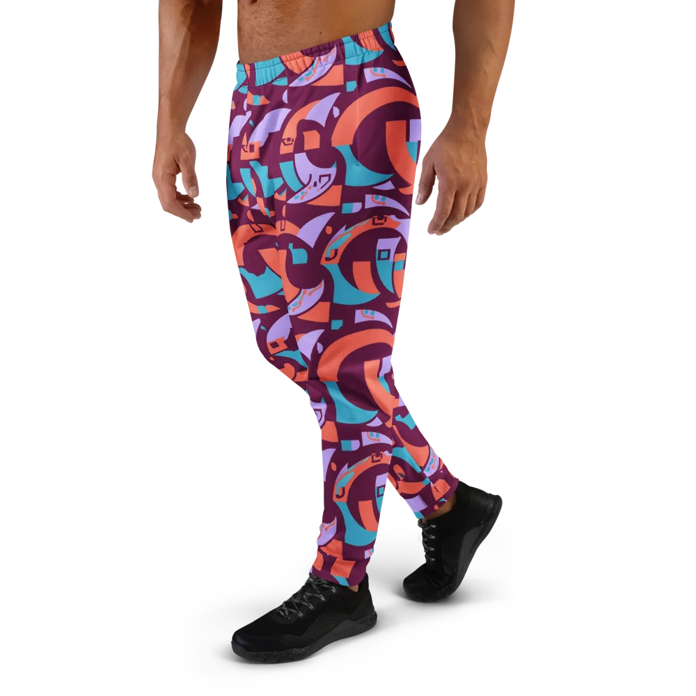 Electric Nouveau on Men's Joggers — Left