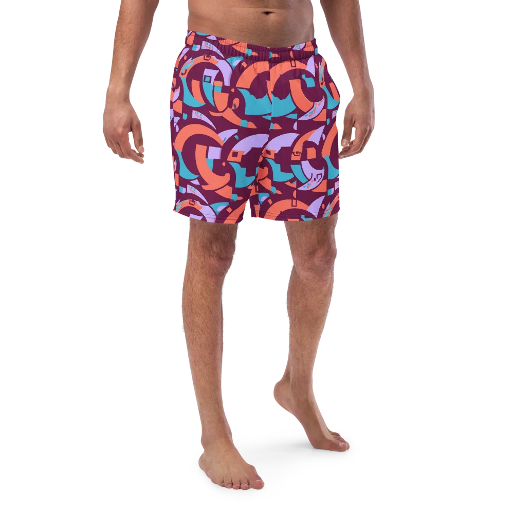 Electric Nouveau on Swim Trunks — Front