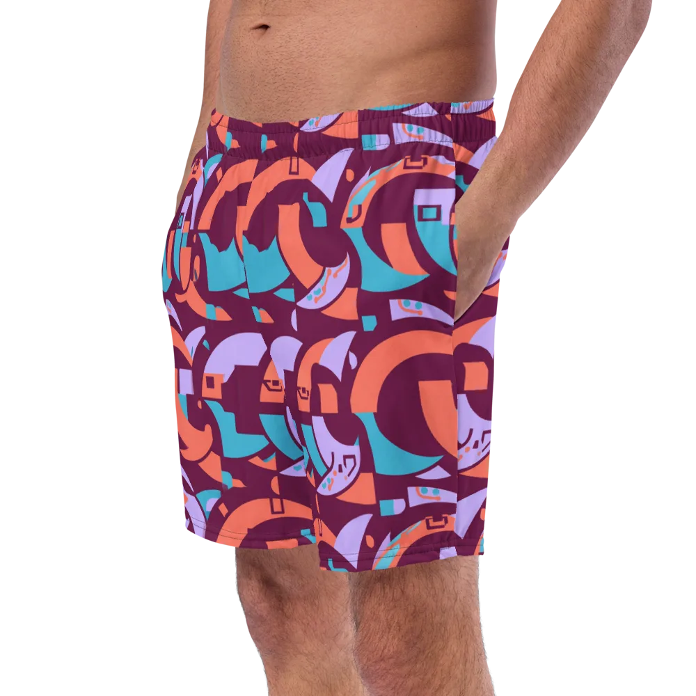 Electric Nouveau on Swim Trunks — Left Front