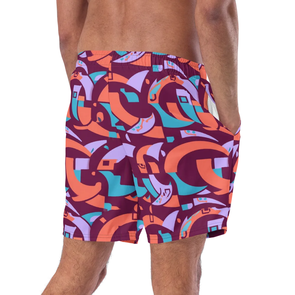 Electric Nouveau on Swim Trunks — Right Back