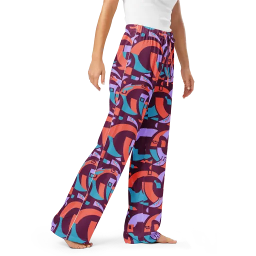 Electric Nouveau on a Women's Pajama Pants
