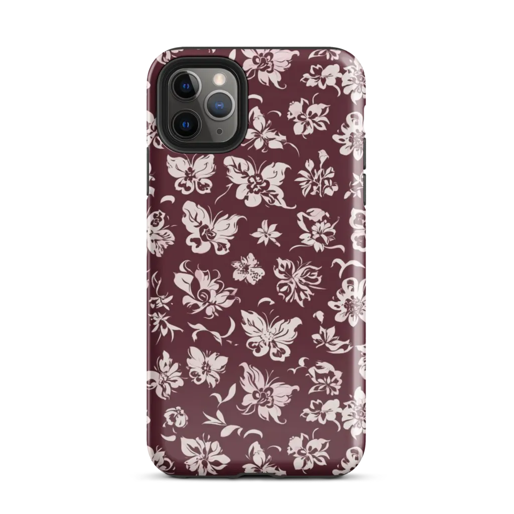 Claret Garden on Tough Case for iPhone® — Front