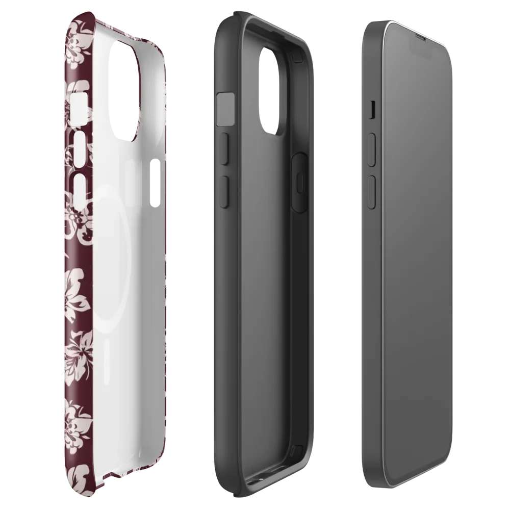 Claret Garden on MagSafe Tough Case for iPhone® — Front