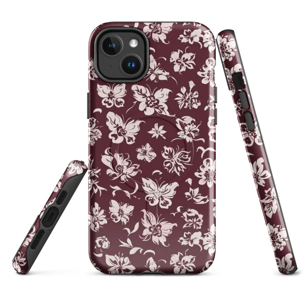 Claret Garden on MagSafe Tough Case for iPhone® — Front