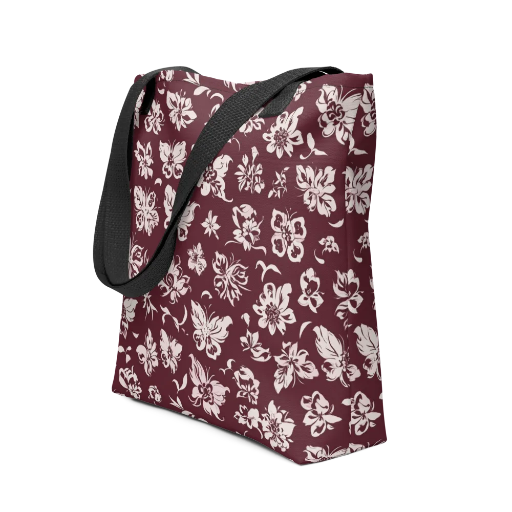 Claret Garden on Tote Bag — Front