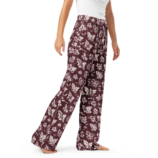 Claret Garden on a Women's Pajama Pants