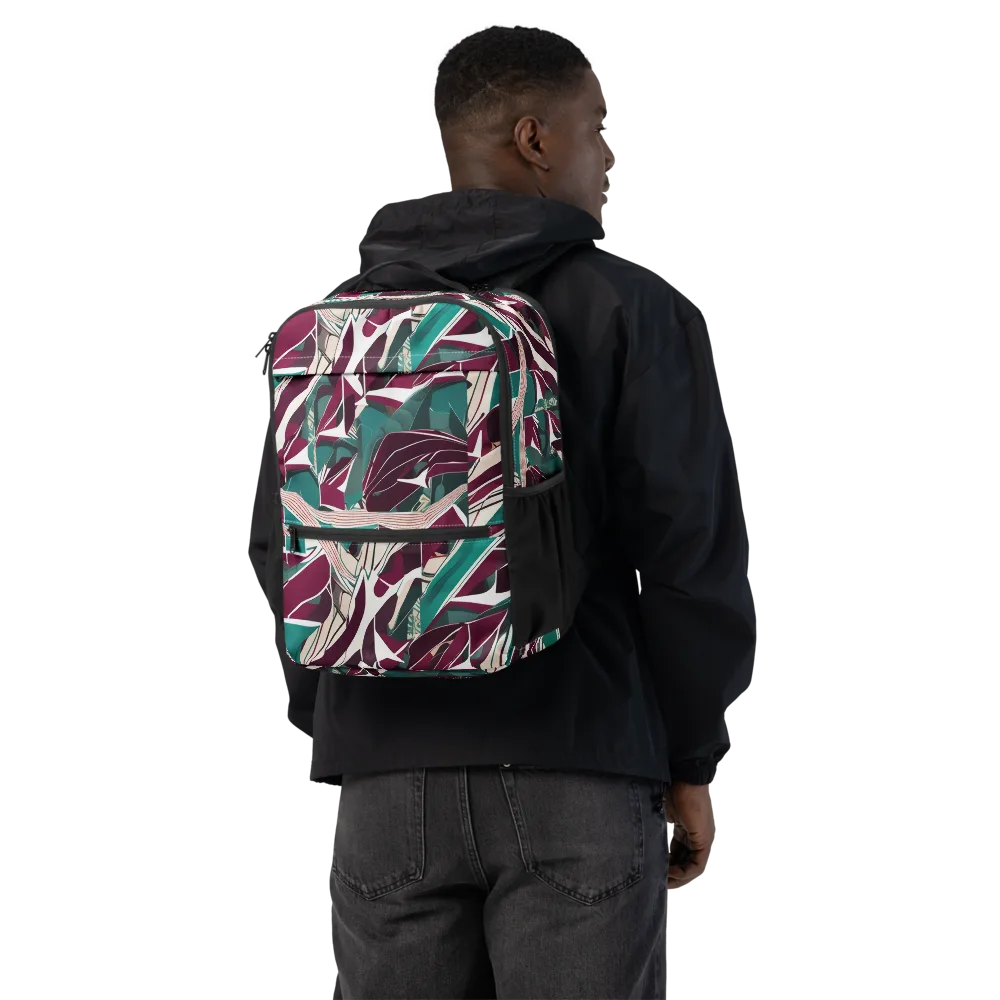 Maroon Momentum on Utility Backpack — Back
