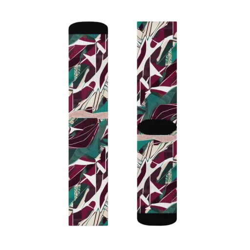 Maroon Momentum on a Socks