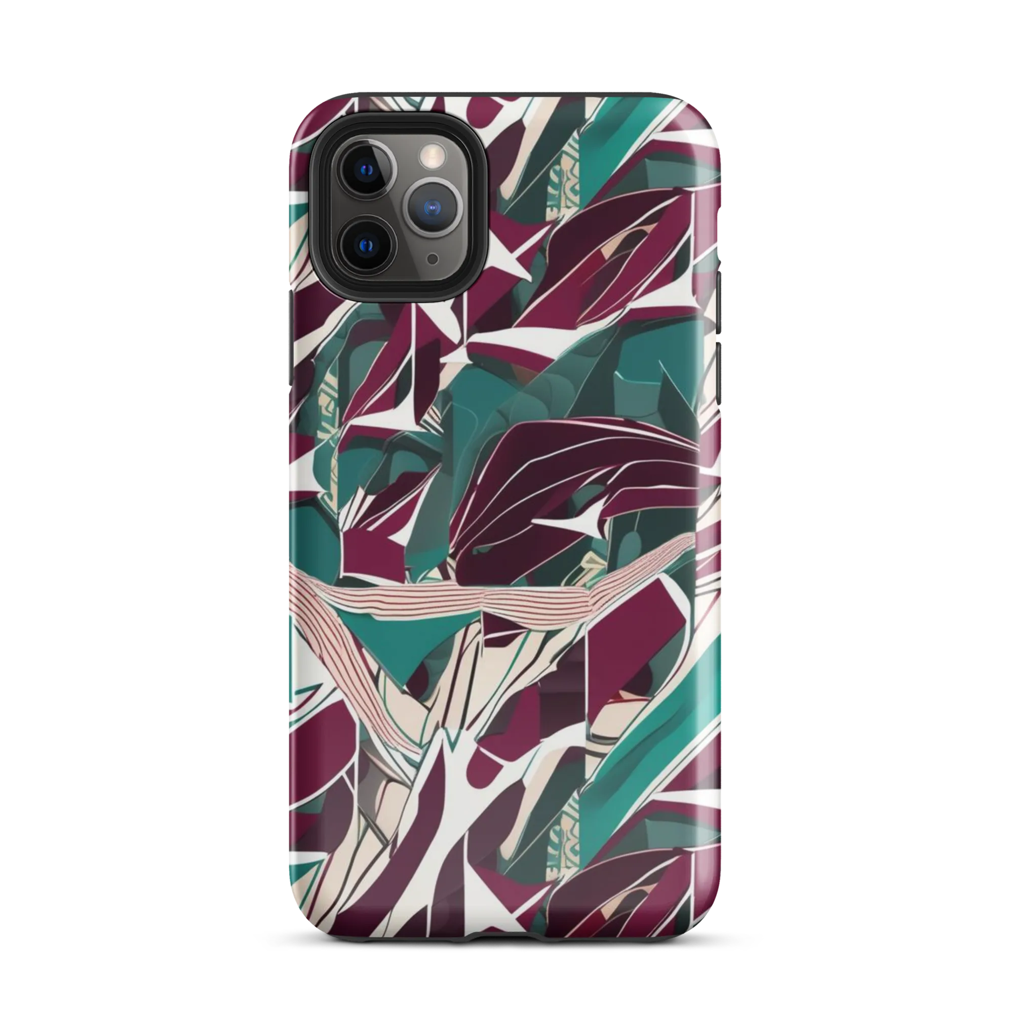 Maroon Momentum on Tough Case for iPhone® — Front