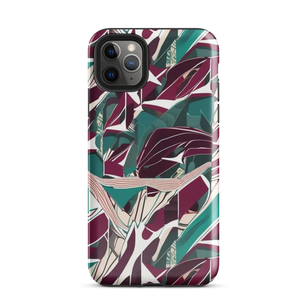 Maroon Momentum on Tough Case for iPhone® — Front