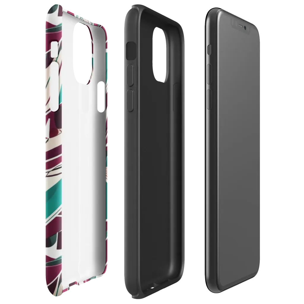 Maroon Momentum on Tough Case for iPhone® — Right