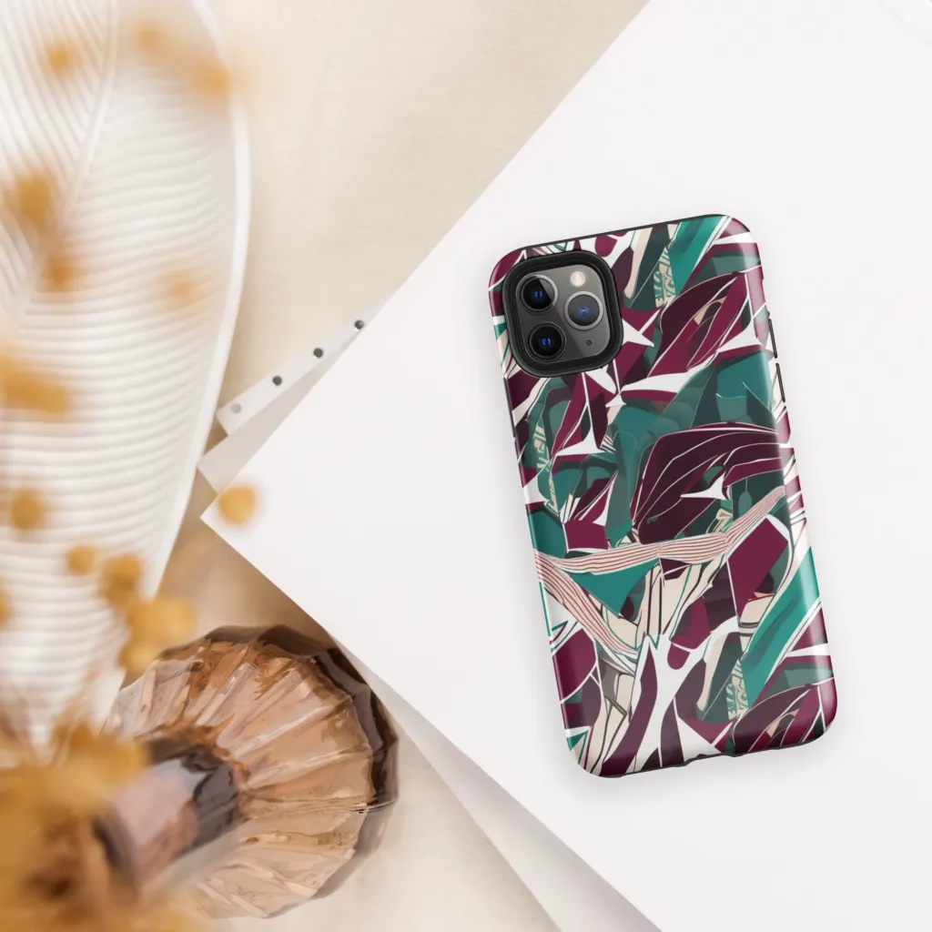 Maroon Momentum on Tough Case for iPhone® — Front