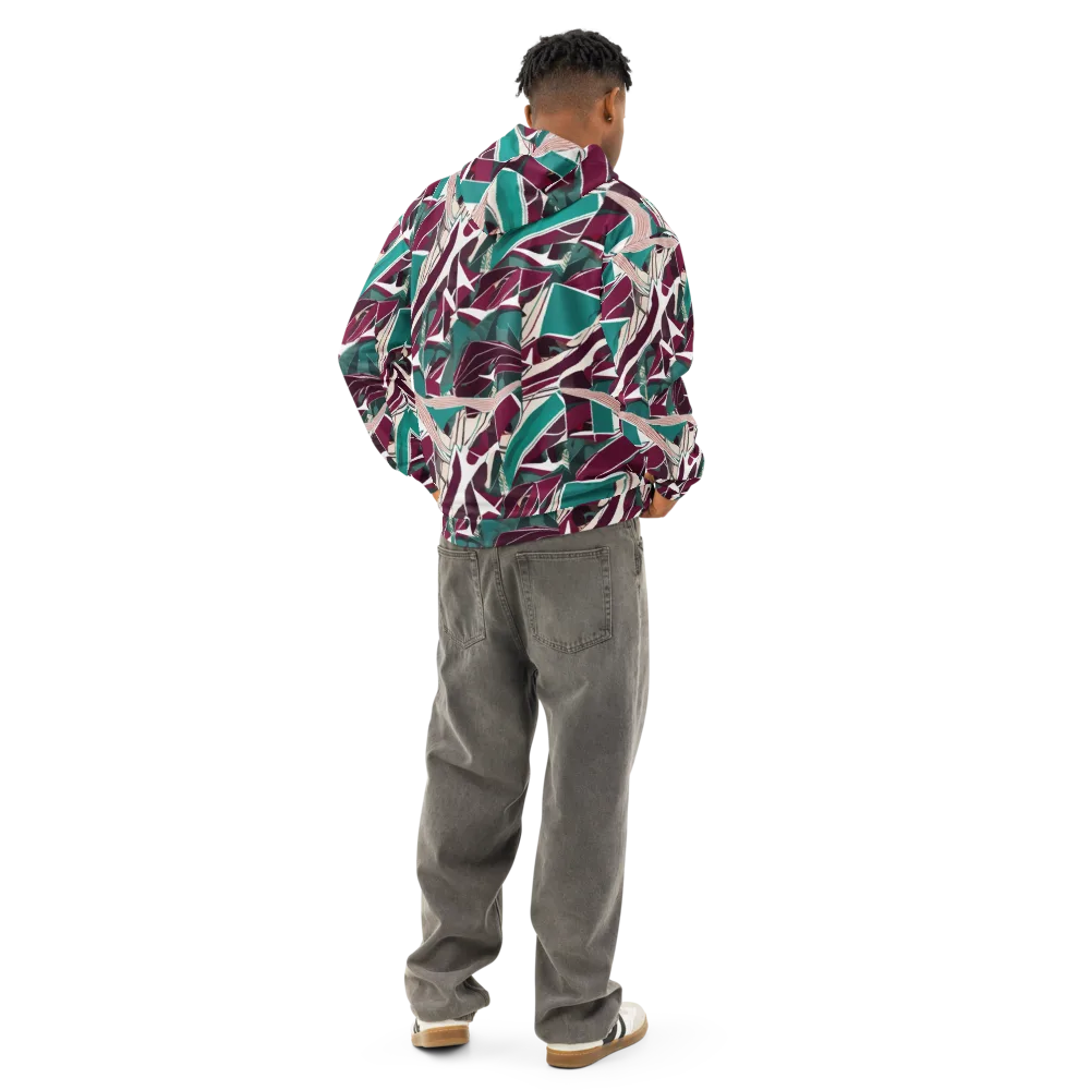 Maroon Momentum on Cotton Hoodie — Back