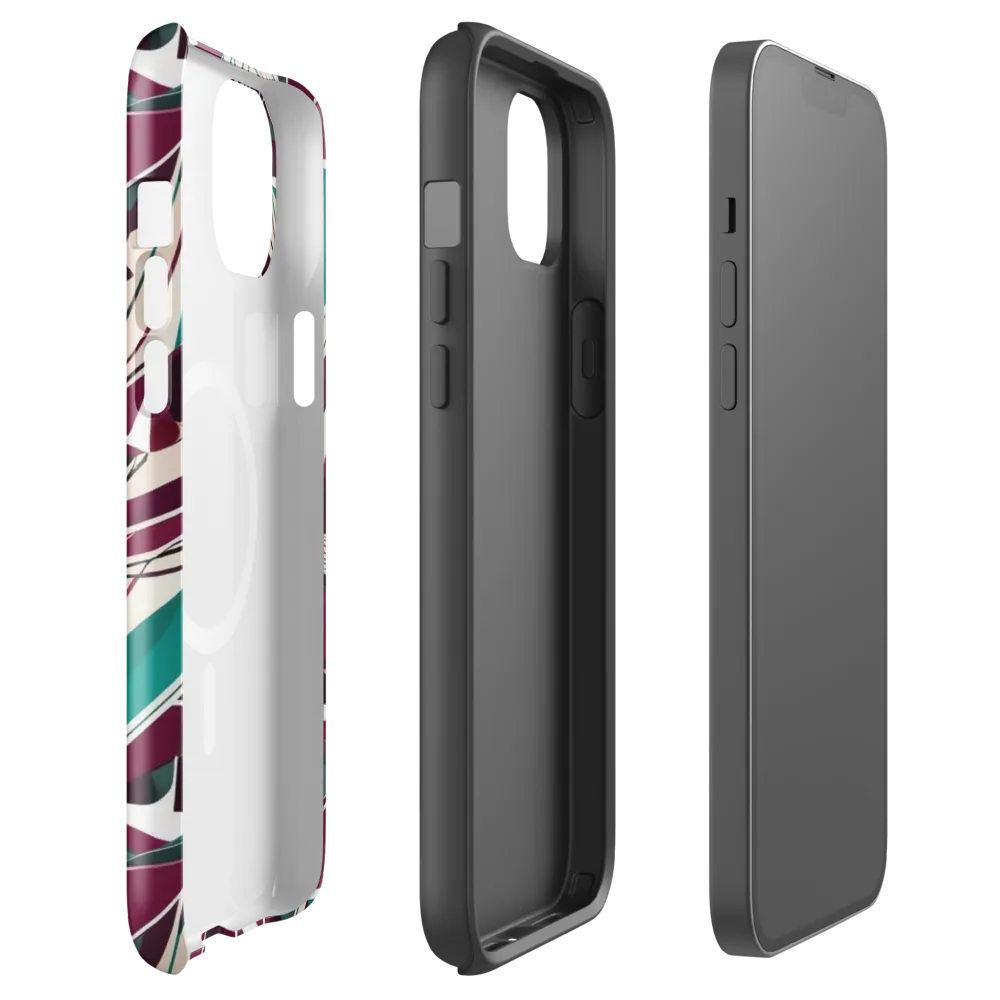 Maroon Momentum on MagSafe Tough Case for iPhone® — Front