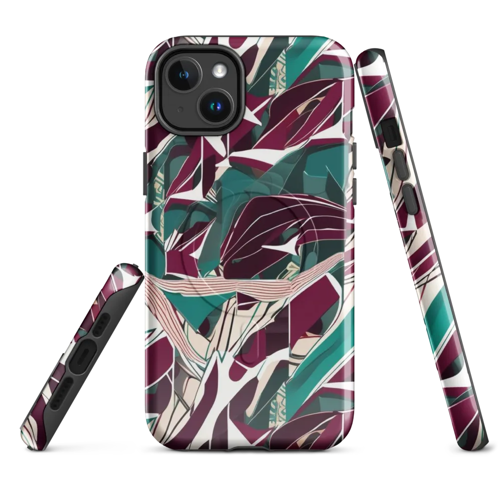 Maroon Momentum on MagSafe Tough Case for iPhone® — Front