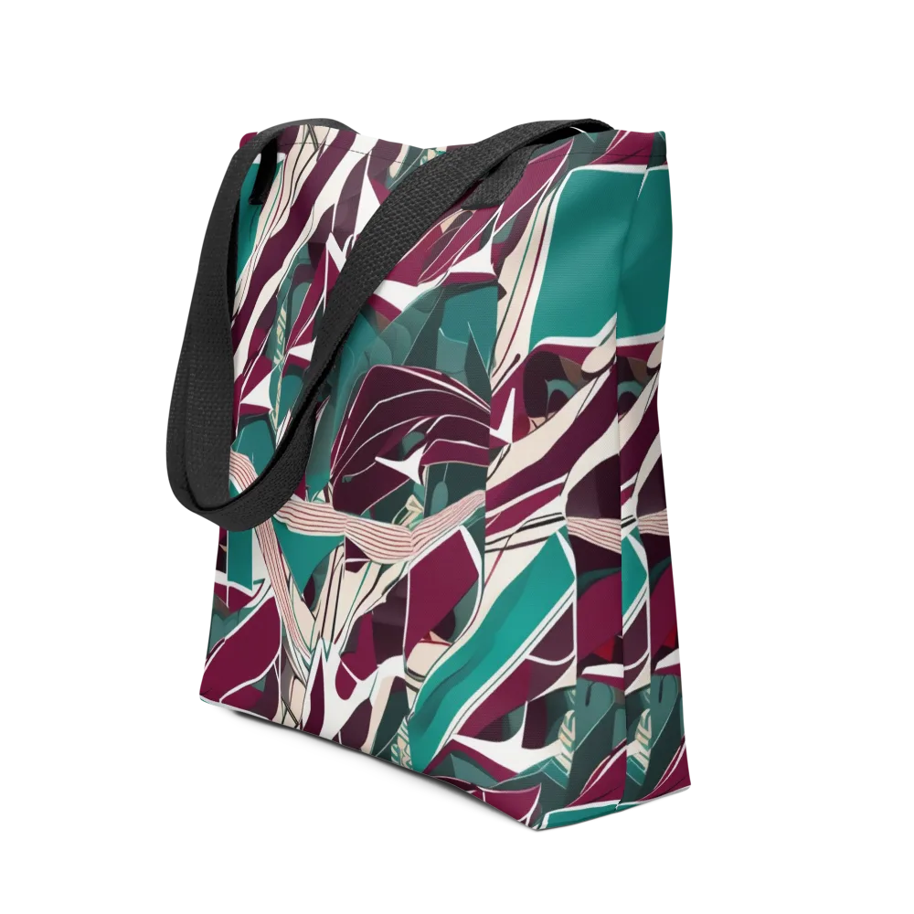 Maroon Momentum on Tote Bag — Front