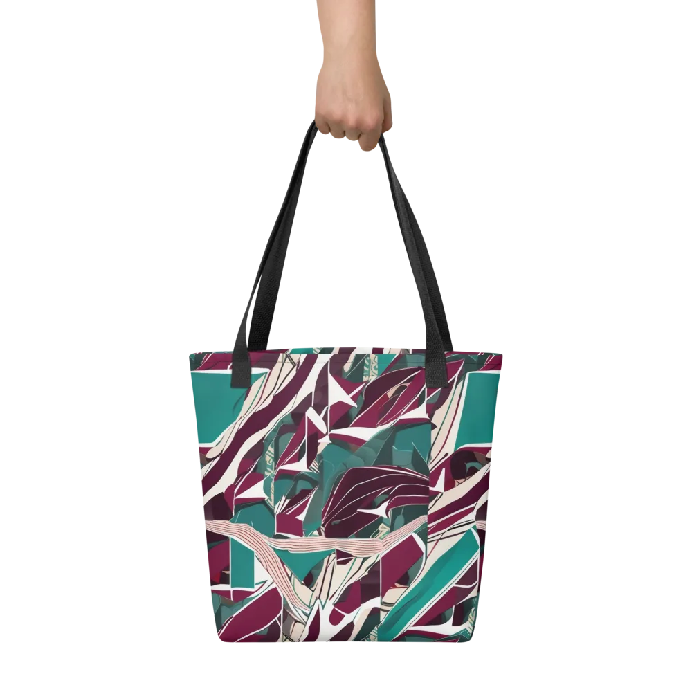 Maroon Momentum on Tote Bag — Front