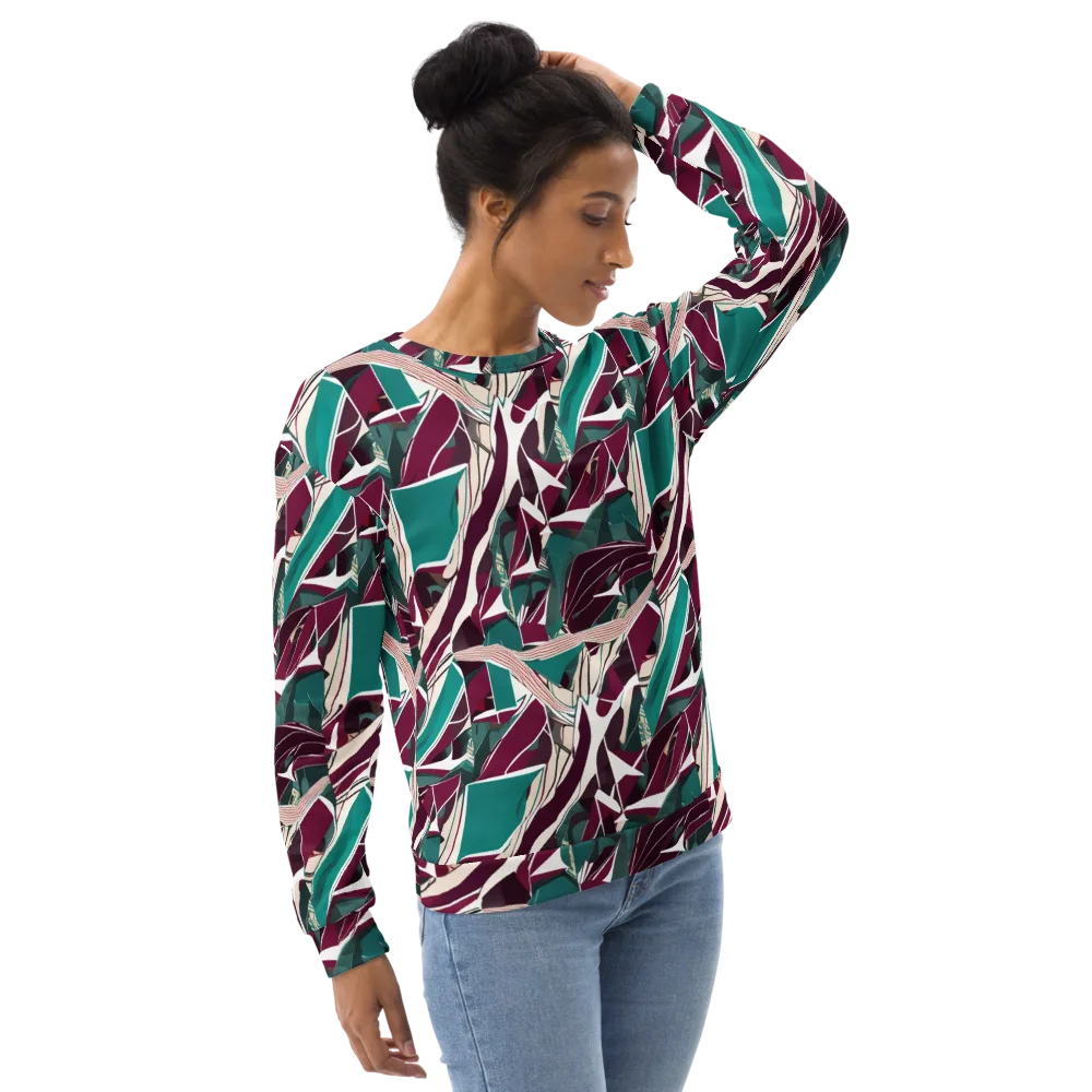 Maroon Momentum on Sweatshirt — Right Front