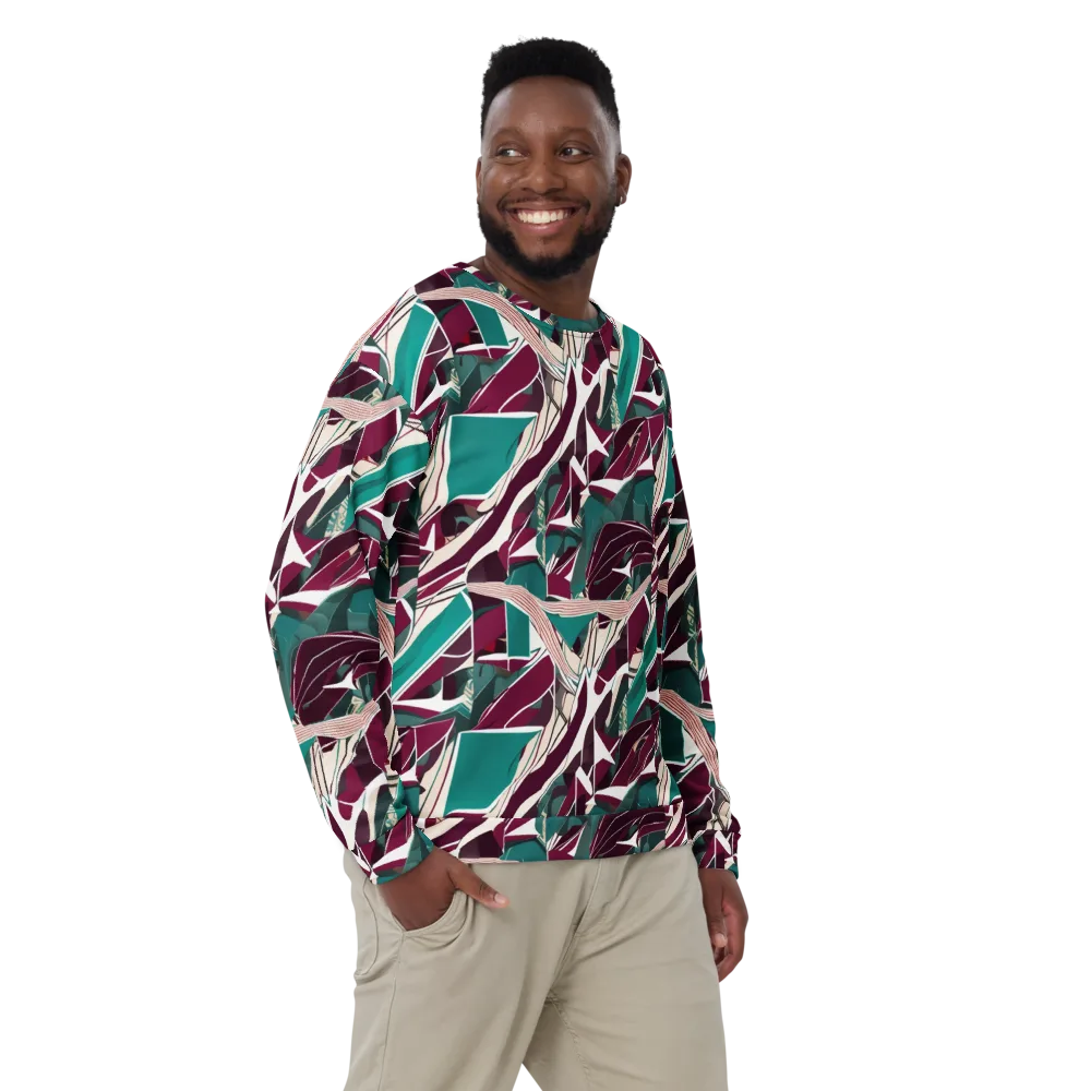 Maroon Momentum on Sweatshirt — Front
