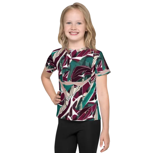 Maroon Momentum on a Kids Crew Neck T-Shirt