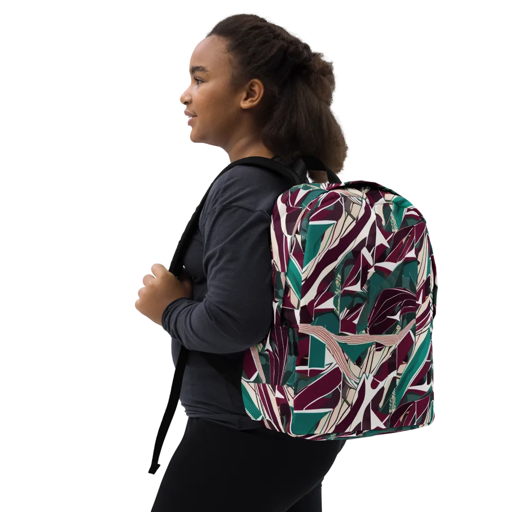 Maroon Momentum on Minimalist Backpack — Right Front