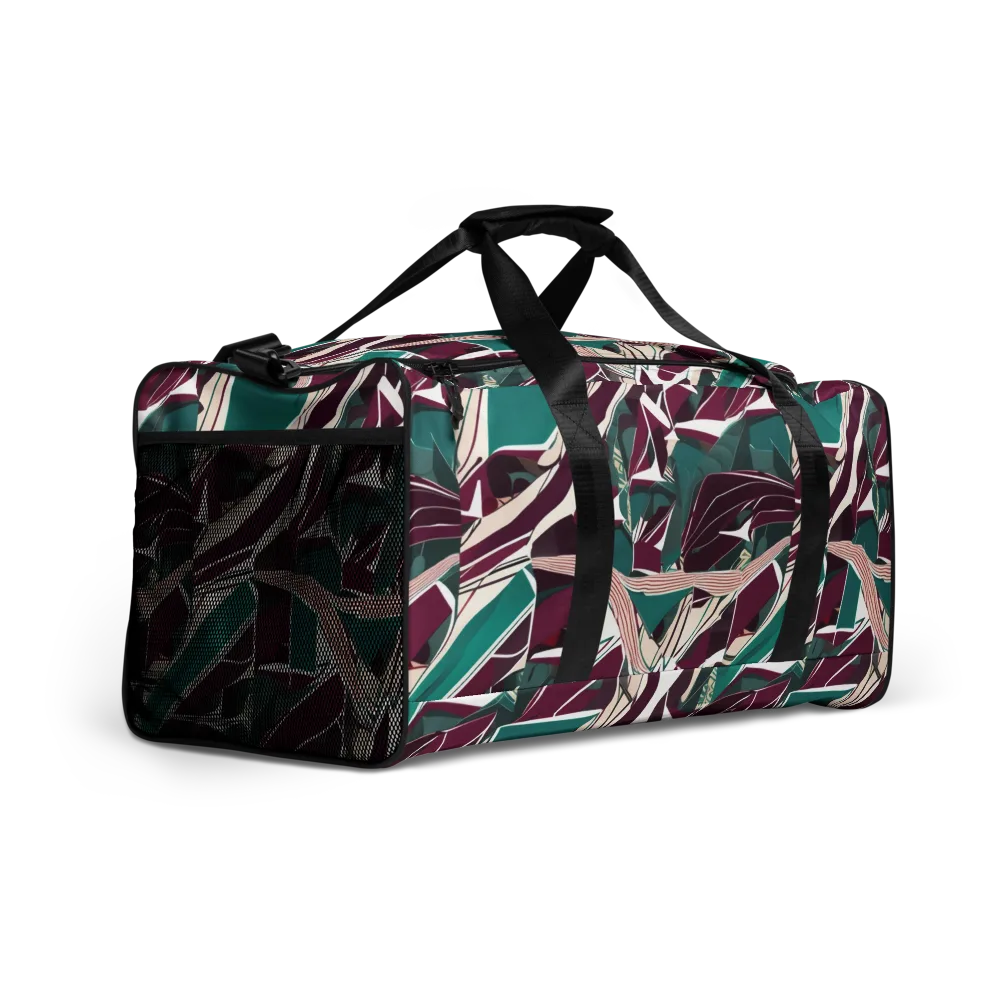 Maroon Momentum on Duffle Bag — Right Front