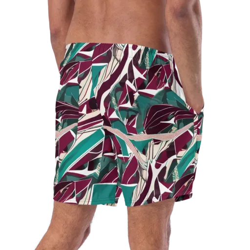 Maroon Momentum on a Swim Trunks