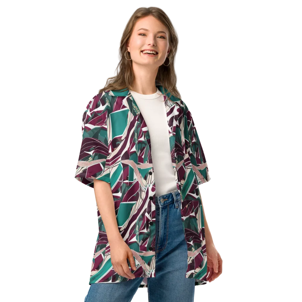 Maroon Momentum on Button Shirt — Front