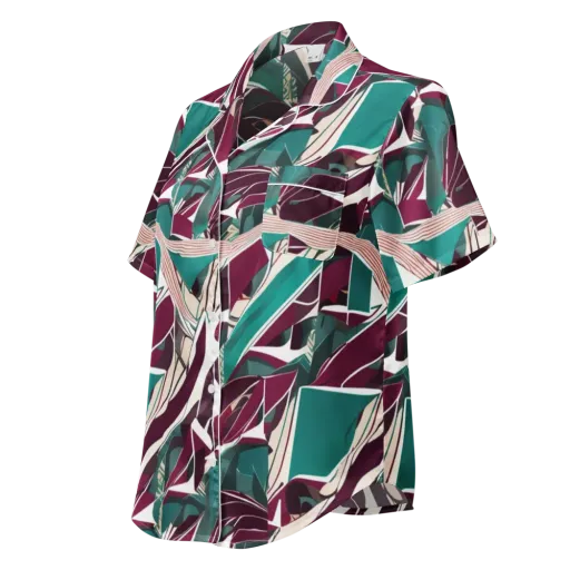 Maroon Momentum on a Women's Short Sleeve Pajama Top