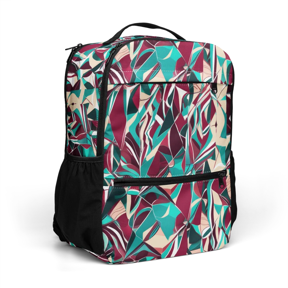 Bordeaux Prism on Utility Backpack — Right Front
