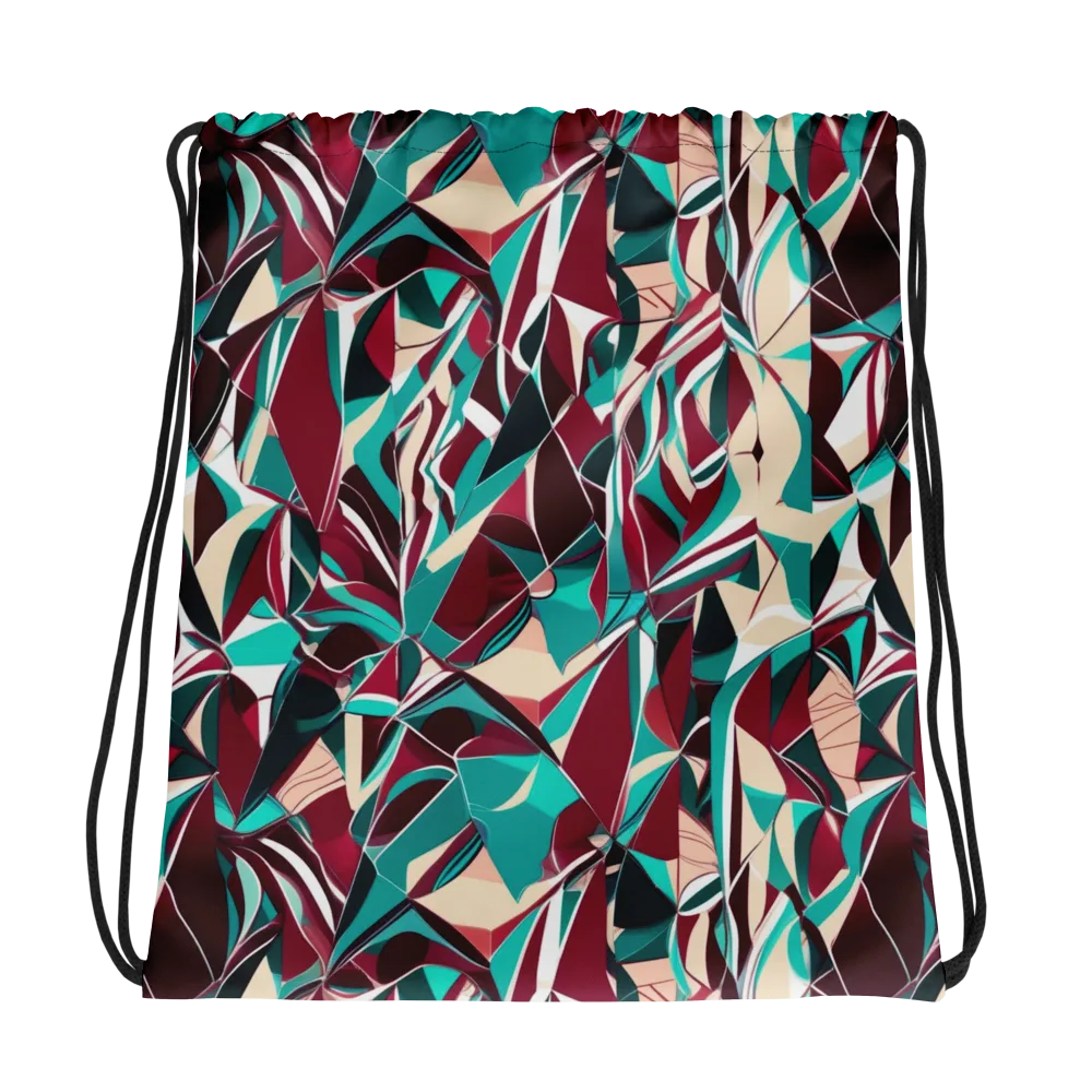 Bordeaux Prism on Drawstring Bag — Photo