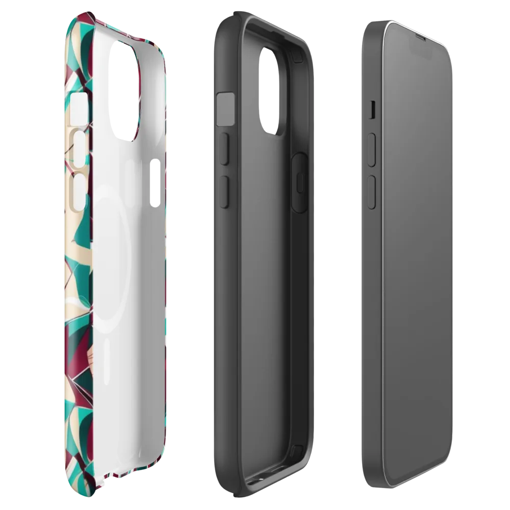 Bordeaux Prism on MagSafe Tough Case for iPhone® — Front