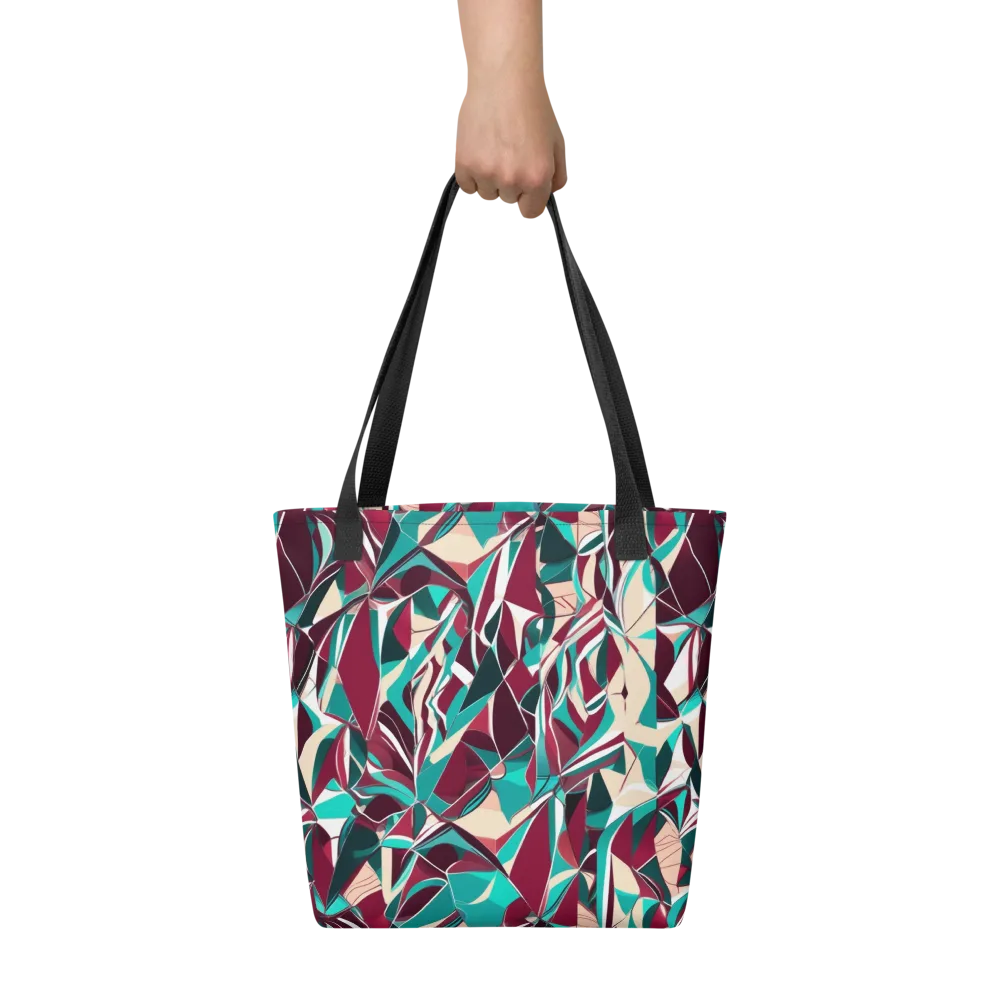 Bordeaux Prism on Tote Bag — Front