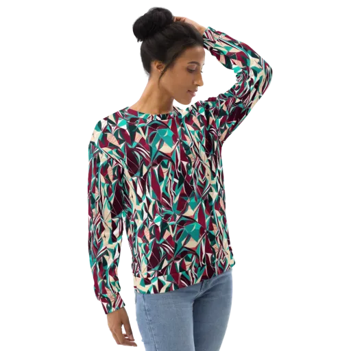 Bordeaux Prism on a Sweatshirt