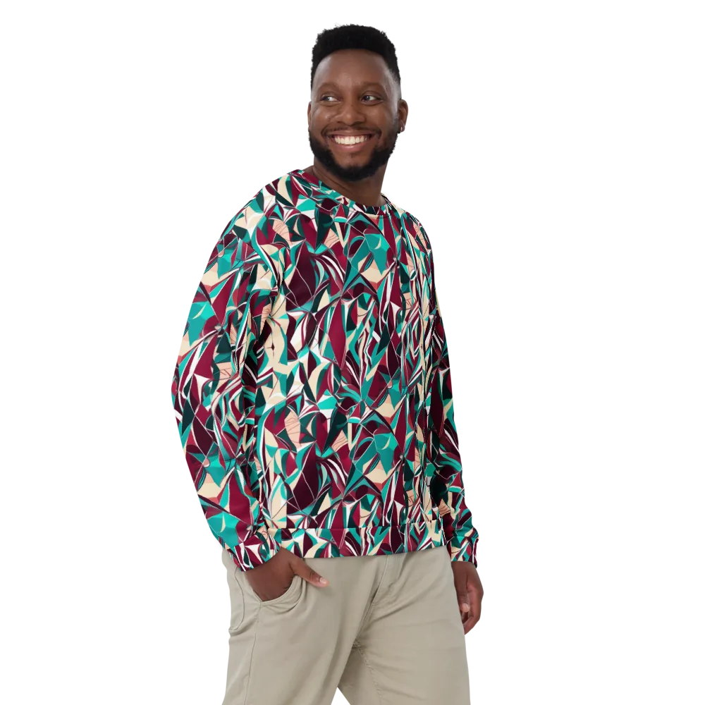 Bordeaux Prism on Sweatshirt — Front