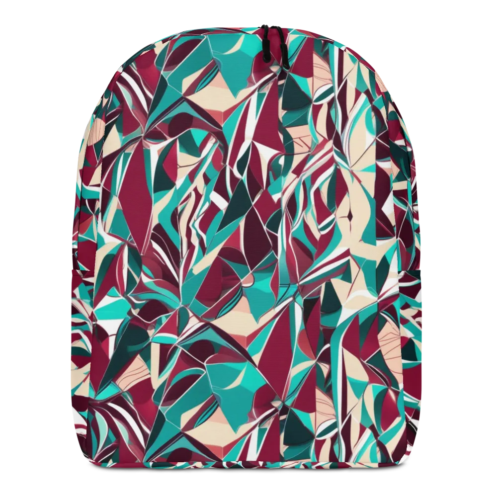 Bordeaux Prism on Minimalist Backpack — Front